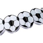 Guirnalda de papel pelotas de fútbol